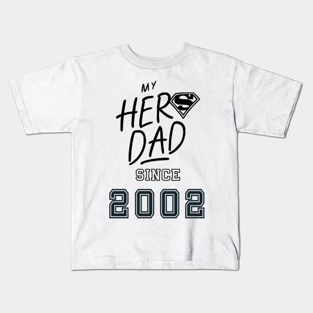 My Hero Dad 2002 Kids T-Shirt by DavidBriotArt